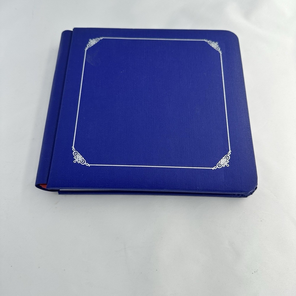 Vintage Creative Memories Blue Scrapbook 7 X 7 New Sealed 12 Pages Included